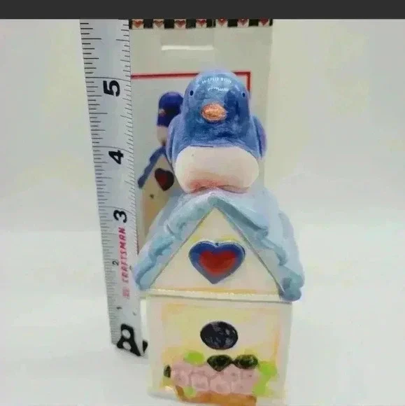 Vintage 1993 Susan Winget Bird House Salt & Pepper Shaker Brand New - Picture 8 of 12